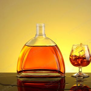 Glass Boston Wine Bottles 200ml 375ml 500ml for Vodka Whisky Rum Body Material