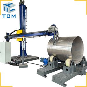 Inox Cylindrical Tank Shell Inner Exterior Surface Automatic Polishing Machine