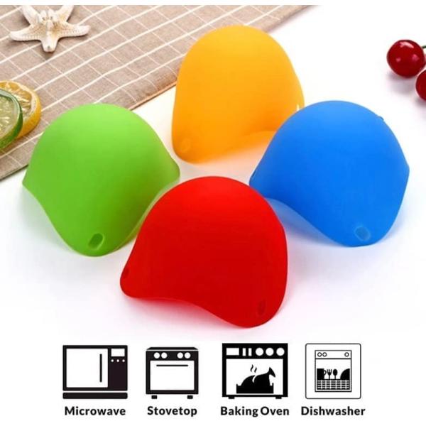 Silicone Egg Poaching Cups for Microwave Pot Cookware Sample Free sample Egg Tools