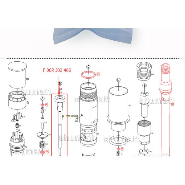 High quality Injector Control Valve Set F00RJ02466 for 0445120217/208/209