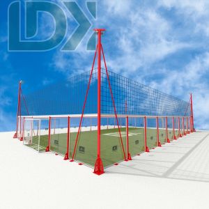 LDK Premium Glasswall Football Cage Innovative Design Customized Glass Soccer