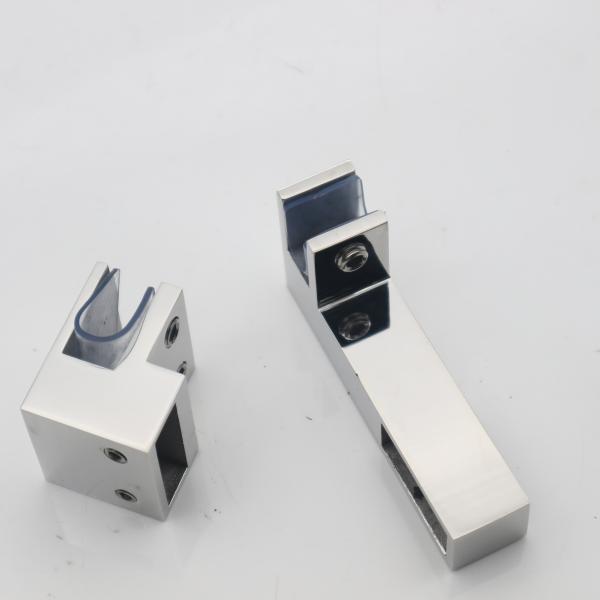 Frameless Clamp Connector Glass Hinge for 5MM Glass Thickness F Shape Glass Fitting