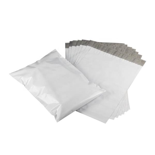 Custom white waterproof biodegradable recycle ldpe plastic shipping envelope courier mailing bags