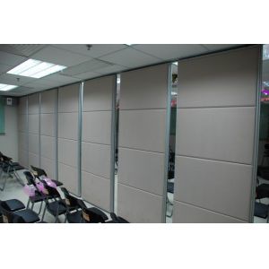 Commercial Sliding Conference Room Dividers MDF Board + Aluminium Material