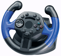 Mini Wired USB Laptop Steering Wheel With Vibration