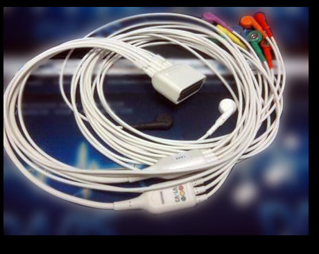 HP ST80i 989803180141 10 Lead Ekg Lead Wire TPU 18 Pin 1.1m