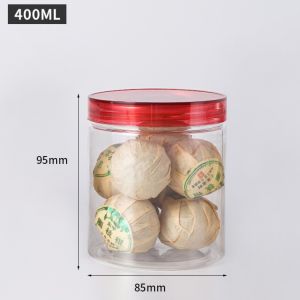 Customization Plastic Jars with Plastic Lid and Customized Design