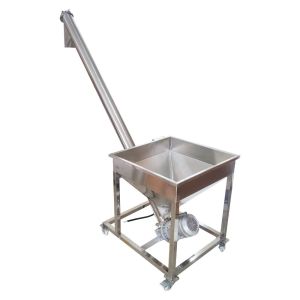 customized Screw Powder Feeding Machine, Automatic Feeder Vibrating Hopper