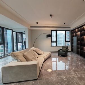 Fabric Leather Corner Sofa Recliner Chesterfield 0.61m Luxury Living Room