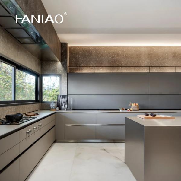 Custom Stainless Steel Kitchen Cabinets With Modern Design For Industrial Amp Contemporary Look