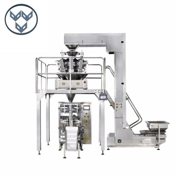 8.4ton/Day Vertical Packing Machine With Multihead Nuts Sugar Filling