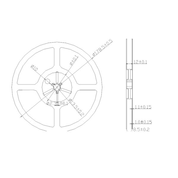 0.2W 5000K White 2835 SMD LED Chip High luminous Efficiency 3 Years Warranty