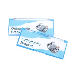 China MIM Mesh Base Mini Roth MBT Orthodontic Bracket 0.022 0.018 No Hook 3 WH 345 WH Laser Mark No Laser Mark on sale