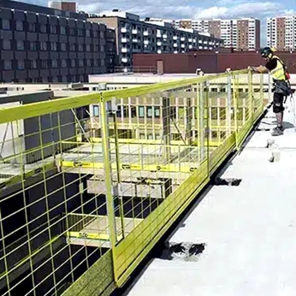 Buy Construction Site Edge Protection Fence Panel Powder Coated at wholesale prices