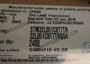 China Microcontroller MCU STM32L051C8T7
 32 MHz CPU Single-Core Embedded Arm Cortex-M0
 on sale