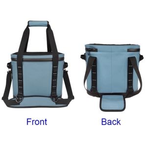 Custom Outdoor Cooler Box 20L Light Grey TPU Insulated Cooler Bag 40x27x32CM