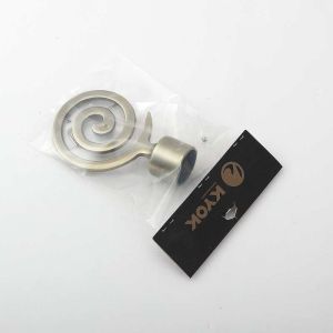 European Style Fish Plate Stainless Steel Exquisite Curtain Rod