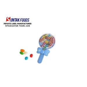 Lovely colorful magic lollipop shape jelly bean candy for kids