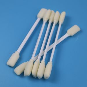 High Absorbency Rectangle Sponge Stick Double Ended Foam Swab For Printhead