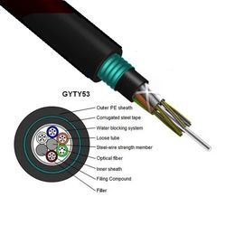 GYTY53 Communication Large Core Structure Fiber Optic Armoured Cable