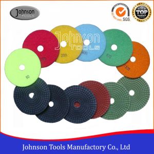 High Sharpness Diamond Stone Polishing Pads , Marble Polishing Pad 5 ''
