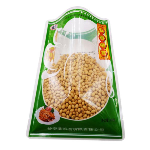 Three Side Heat Seal Food Packaging Materials Stand Up Pouches 50um-160um Thickness