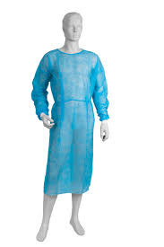 Non Sterile CPE Disposable Lab Gowns Moisture - Resistant Protection Against