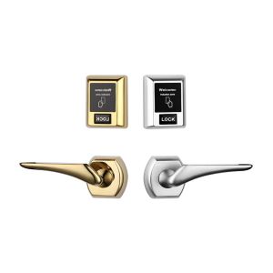Easy Installed Golden Separating Hotel Key Card Lock With Convenient System