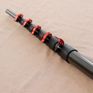 Lightweight Extendable Carbon Fiber Telescopic Pole Outside Diameter 16mm