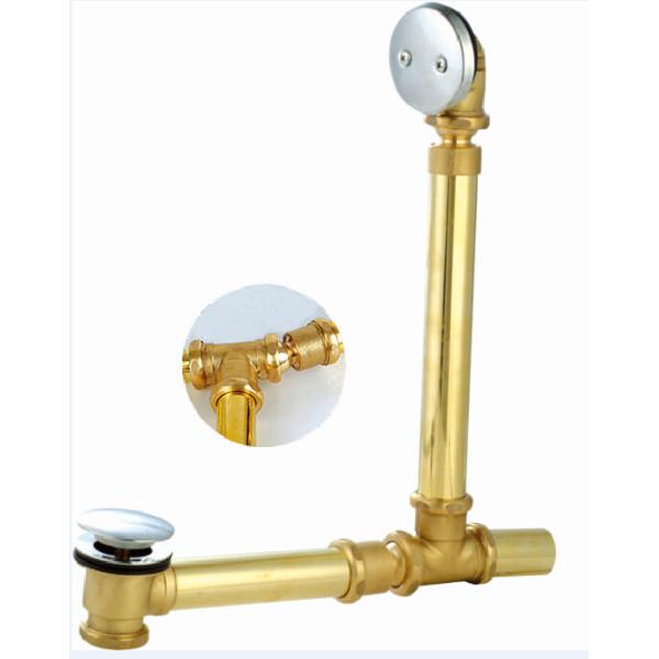 Buy T shape pop up bath tub drain, exposed bath waste at wholesale prices
