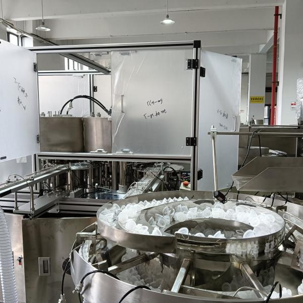 Buy Mechanical Double Folding Cover Assembly Machine With High Capacity Servo Motor at wholesale prices