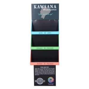 160gsm Advertising Cardboard Shelf Display Gold Silver Hot Stamping