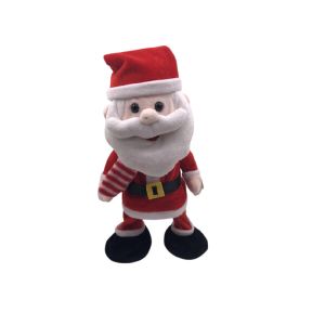 Quality Singing Choking Christmas Santa Plush Toy 33cm for sale