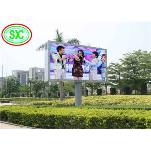 HD outdoor P10 Led Billboard LED display average consume 700 W/M²