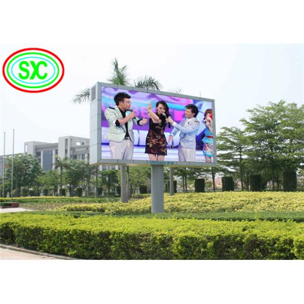 HD outdoor P10 Led Billboard LED display average consume 700 W/M²