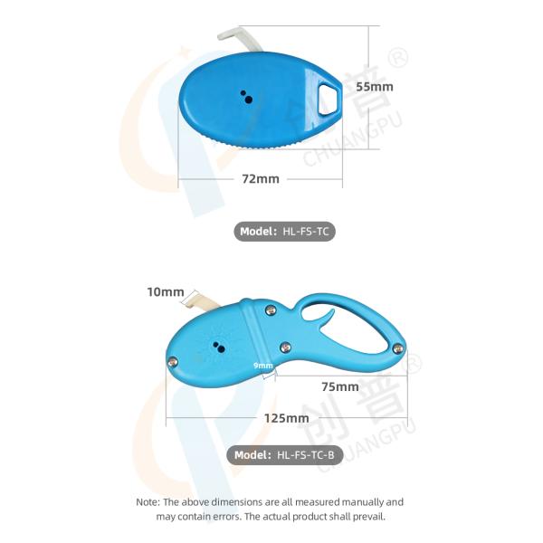 Cattle Frozen Semen Tube Cutter HL-FS-TC Ergonomic Design Livestock Frozen Semen Straw Cutter For 0.25ml 0.5ml Straw