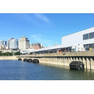 Yokohama Type Marine Rubber Fender Customized Size With Soft Reaction Force