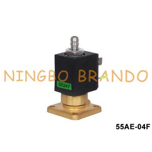 5515 3 Way NC Plated Brass Solenoid Valve For Espresso Coffee Maker