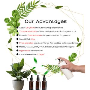 Slight Scent Air Freshener Fragrances For Shampoo Making