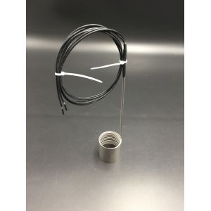 175W 200V Coil Heaters 2.2 * 4.2mm Cover With Straight Solid Nickel Chrome Wire