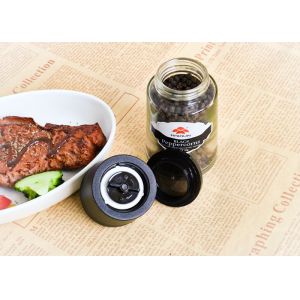 Selectable Filler Glass Pepper Grinders with Reusable Glass Jar Grinding