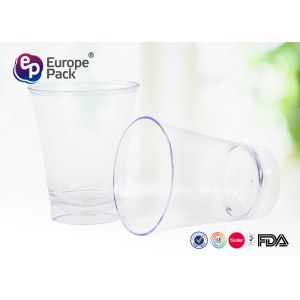 0.059 CBM Polystyrene Disposable Clear Plastic Cups With Lids