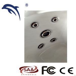 Quality Acrylic Material Color Optional Massage Hot Tub Family Party With LED Fountain for sale