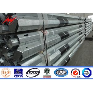 HDG Transmission Line 10MM 160km/H Steel Tubular Pole