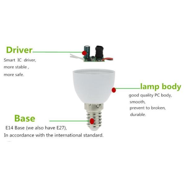Warm / Cool White LED Corn Lamp / 220v 5Watt 7Watt Crystal Candle Chandelier
