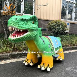 Child Dinosaur Amusement Scooter Coin Operated Theme Park Ride