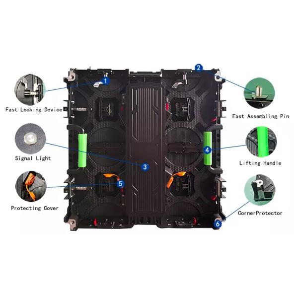 P2.5 No Noise Video Led Stage Backdrop Screen , Wall Indoor Led Church Screen