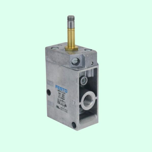 FESTO Solenoid Valve 9964 MFH-3-1/4 Mechanical Valve, 3 Port, Closed, Electrical