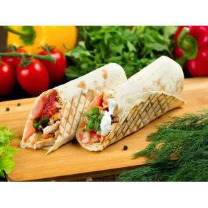 Adjustable 8000pcs/H 23kw Lavash Baking Equipment Hydraulic Pressing