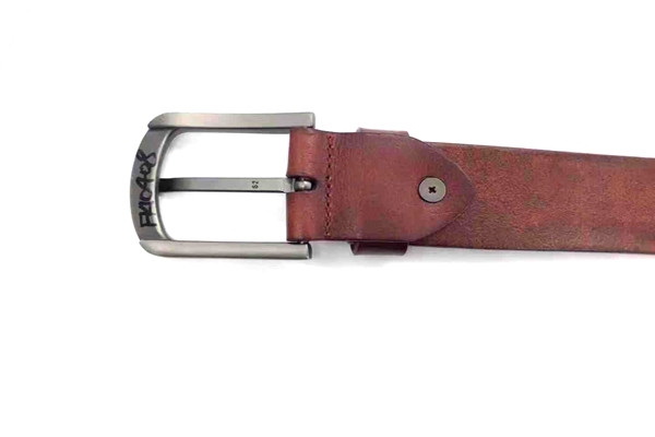 Mens Crocodile Embossed Leather Belt , Classic Dress Belt With Single Prong Buckle